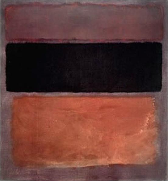 Mark Rothko No 10 Brown Black Sienna on Dark Wine 1963